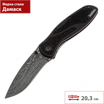 Складной нож KERSHAW BLUR 1670BLKDAM Складной нож KERSHAW BLUR 1670BLKDAM